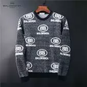 balenciaga pull logo knit sweater bsfm27960